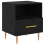 VidaXL vidaXL Bedside Table 2 pcs Black 40 x 35 x 47.5 cm Engineered Wood 4