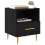 VidaXL vidaXL Bedside Table 2 pcs Black 40 x 35 x 47.5 cm Engineered Wood 3