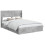 VidaXL vidaXL Bed Frame with Storage and Headboard Concrete Grey 150 x 200 cm 3