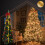 Foldable 6ft Artificial Christmas Tree with Decorations 6