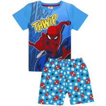 (2-3 Years) Marvel Short Sleeve Short Leg Pyjama Set (Boys Blue)