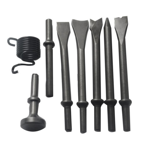 8Pc Air Chisel  Set Pneumatic Chisel Air Hammer Punch Chipping Tool Pneumatic Chisel Air Hamme Cutting Rusting