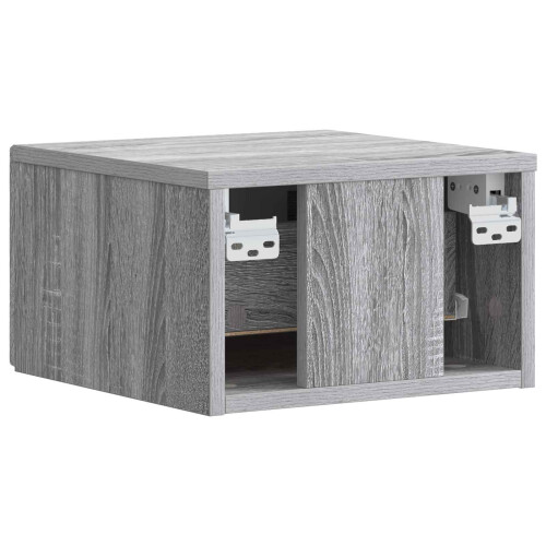 VidaXL vidaXL Wall-Mounted Side Table Grey Sonoma 34.5 x 33 x 20 cm 2