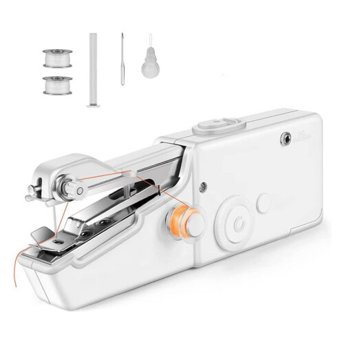 Portable Handheld Sewing Machine Practical Sewing Tool, Handheld Sewing Machine for Quick Stitching,US Plug