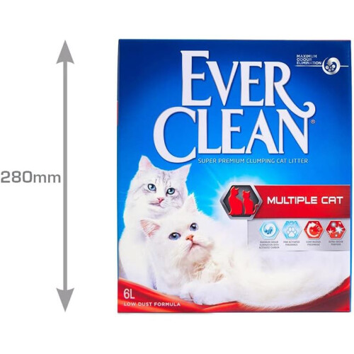 Ever Clean Ever Clean Multiple Cat Scented Clumping Cat Litter 6L 1