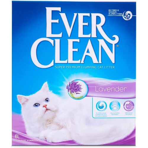 Ever Clean Ever Clean Lavender Scented Clumping Cat Litter 6L 1