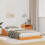 VidaXL vidaXL Bed Frame Wax Brown 80 x 200 cm Solid Pine Wood 1