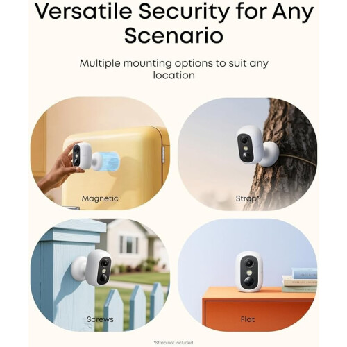 Eufy eufy Security eufyCam C35, Wireless,in/out,magnetic,color NV,Subscription-Free 2