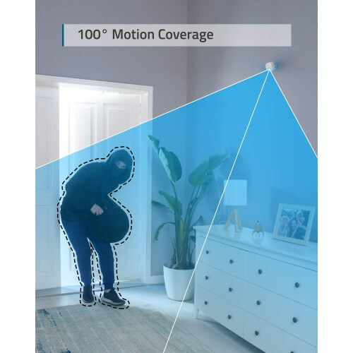 Eufy eufy Security Alarm System Motion Sensor Adjustable Sensitivity 30ft Detection 1