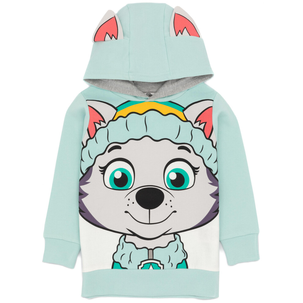 Paw Patrol (5-6 Years) Hoodie (Girls Green)