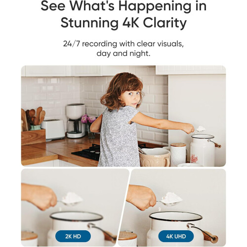 Eufy Eufy Security Indoor Cam E30 4K UHD Security Camera Colour Night Vision 4K Clear 1