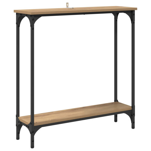 VidaXL vidaXL Console Table Artisan Oak 75 x 22.5 x 75 cm Engineered Wood 1