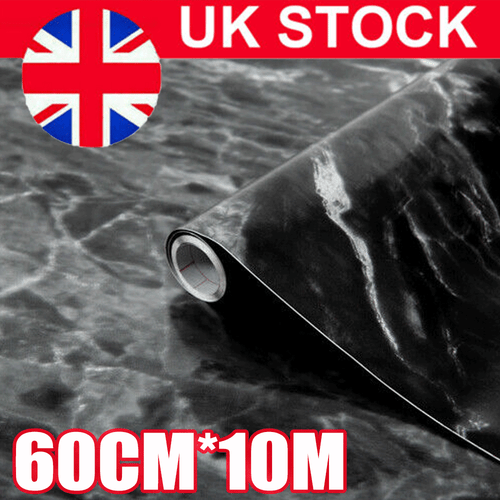 10M Roll Kitchen Tile Stickers Self-adhesive Bathroom Marble Sticker Wall Decor 1