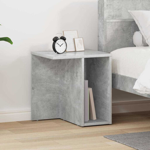 VidaXL vidaXL End Table Concrete Grey 37 x 32 x 40 cm Engineered Wood