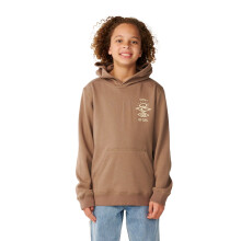 (14 Yrs, Walnut) Rip Curl Kids Search Icon Hooded Pullover Sweatshirt Hoody Hoodie