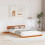 VidaXL vidaXL Bed Frame Brown 135 x 190 cm Wood 1
