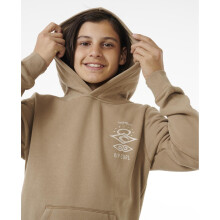 (8 Yrs, Sand Dune) Rip Curl Kids Search Icon Hooded Pullover Sweatshirt Hoody Hoodie