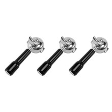 3X 58MM Stainless Steel Coffee Machine Portafilter Holder Portafilter for Rocket/ Expobar Double Mouth/ E61/ FAEMA