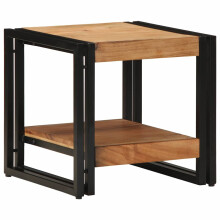 vidaXL Coffee Table Brown 40 x 40 x 38 cm Solid Acacia Wood