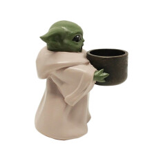 Yoda Flower Pot Resin Cartoons Bonsai Art Ornaments Succulents Plant Pots Garden Home Decoration