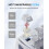 GravaStar Mercury,K1 75% Wireless Keyboard, Aluminum, Linear, RGB (White) 4