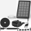Solar Panel Powered Water Feature Pump Garden Pool Pond Aquarium Fountain Decor 2