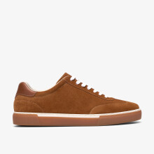 (Standard, 9 (Adults')) Porlock Lace Tan Suede