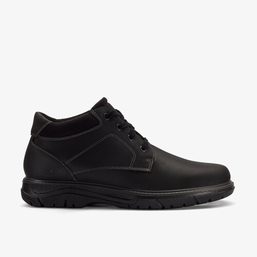 Clarks Renzo Mid Black Leather