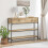VidaXL vidaXL Console Table Artisan Oak 100 x 25 x 75 cm Engineered Wood 1