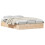 VidaXL vidaXL Ottoman Bed Frame with Storage Natural 120 x 190 cm 1