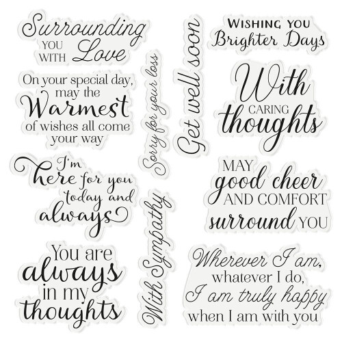 Caring Thoughts - Acrylic Stamp - Always in my Thoughts 2