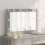 VidaXL vidaXL Vanity Mirror Rectangular Grey Sonoma 80 x 55 x 18 cm 1
