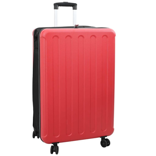 VidaXL vidaXL Suitcase Folding with Lock Red 50 x 30 x 76 cm ABS Plastic