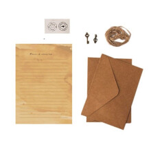 12 Pcs Vintage  Paper Writing Paper European Style Paper for Letter Writing Letter Paper Stationery Number 2
