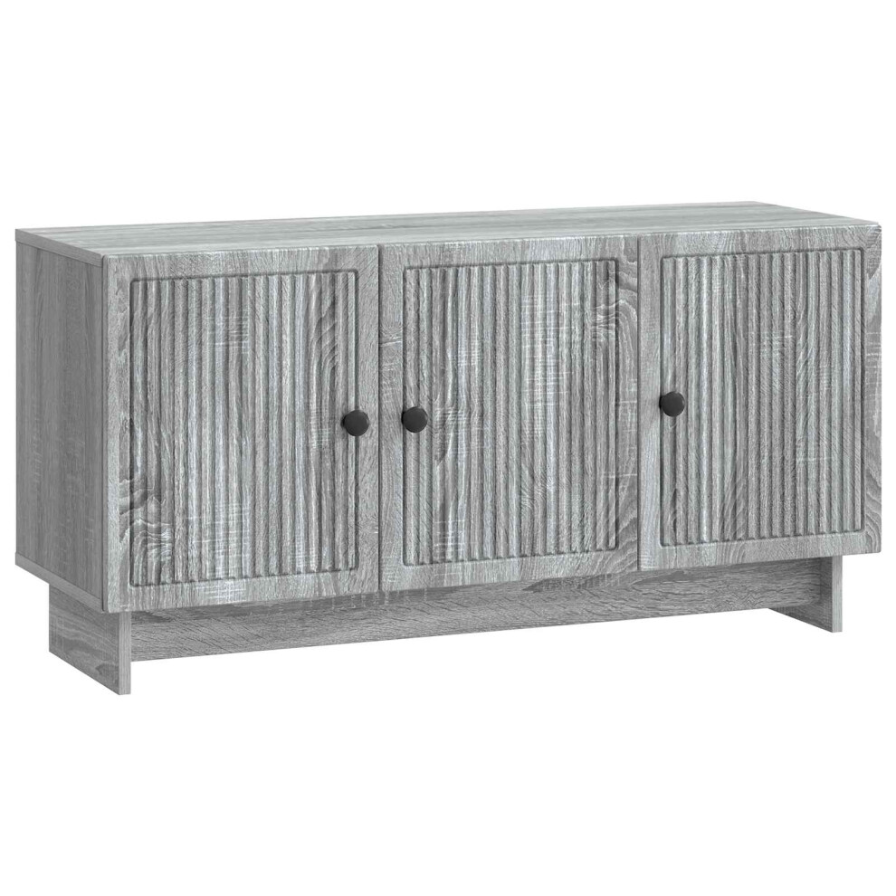 Vidaxl Tv Cabinet Grey Sonoma 99 X 34.5 X 50 Cm Engineered Wood