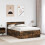 VidaXL vidaXL Bed Frame Smoked Oak 150 x 200 cm Engineered Wood 3