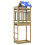 VidaXL vidaXL Play Tower Brown 85 x 52.5 x 239 cm Solid Impregnated Wood 1