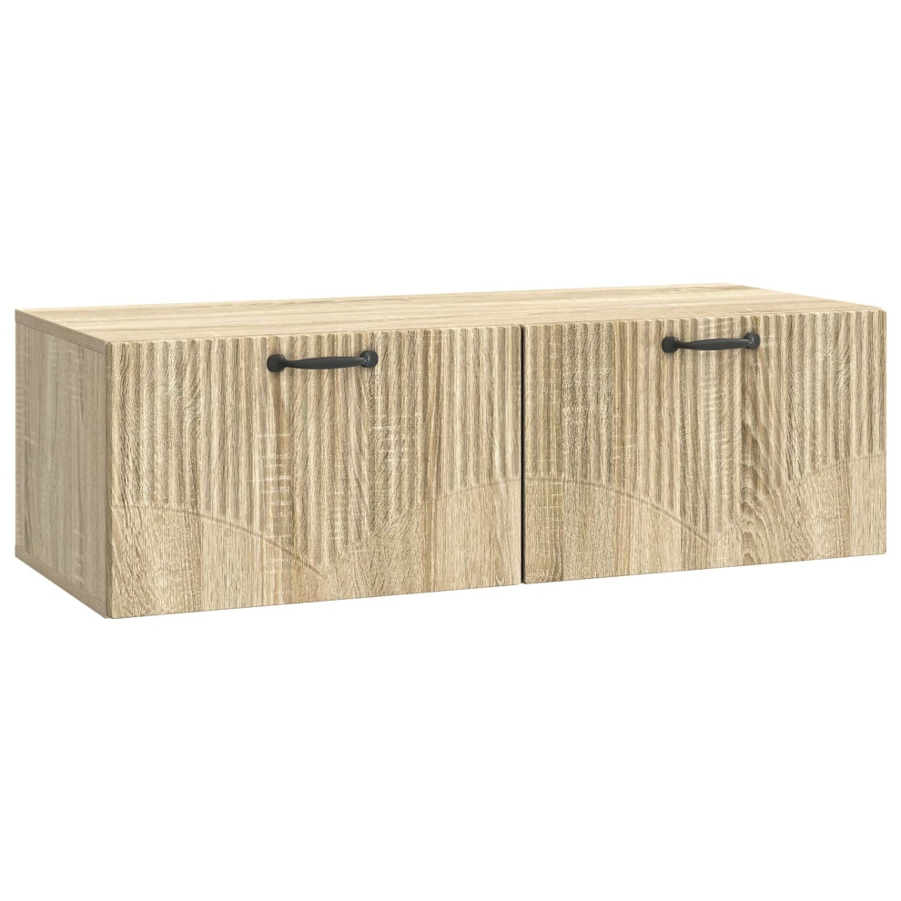 Vidaxl Wall-Mounted Tv Cabinet Sonoma Oak 98 X 41 X 30 Cm