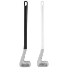 2 Pcs Brush Toilet Brush No Dead Ends Household Toilet Long Handle Squatting Toilet Cleaning Brush