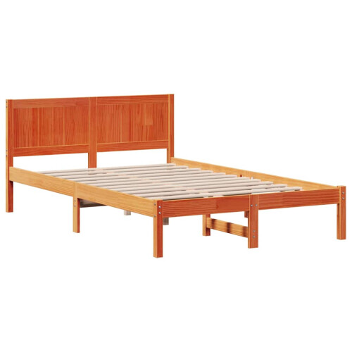 VidaXL vidaXL Bed Frame Brown 120 x 200 cm Solid Pine wood 1