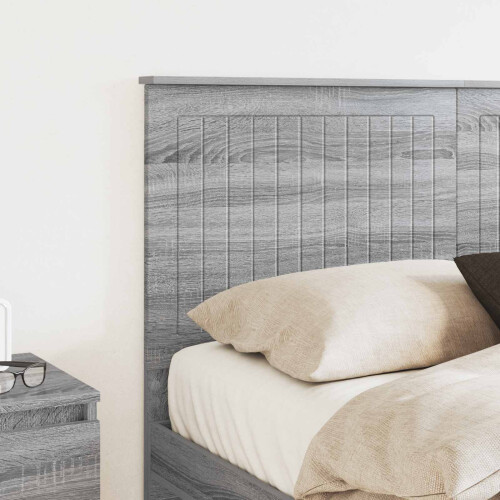 VidaXL vidaXL Headboard with Headboard Grey Sonoma 140 cm Engineered wood 2