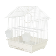KCT Lima Small Exotic Portable Bird Cage - White