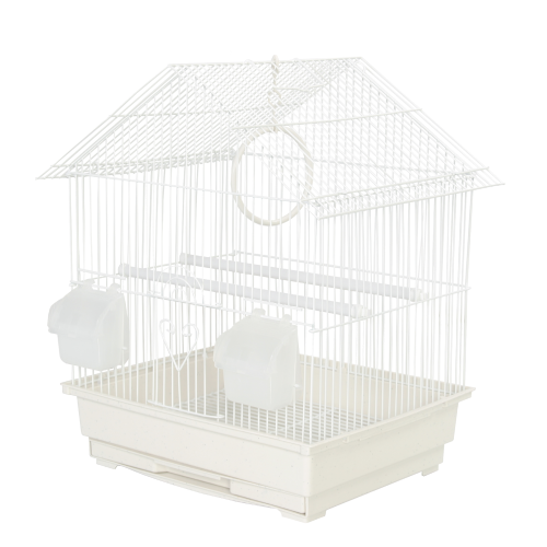 KCT KCT Lima Small Exotic Portable Bird Cage - White