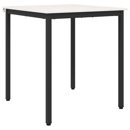 VidaXL vidaXL Dining Table White 70 x 70 x 75 cm Solid Pine Wood 1