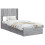 VidaXL vidaXL Bed Frame with Storage and Headboard Grey Sonoma 75 x 190 cm 2