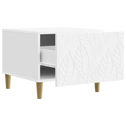 VidaXL vidaXL Coffee Table White 50 x 49 x 40 cm Engineered Wood 1