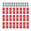 24Pack Mounting Feet for  Packout,for  Packout Accessories,Feet Mounting System with 48 Nails-Red 1
