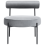 Beliani Armchair ALPHA Velvet Grey 4