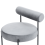 Beliani Armchair ALPHA Velvet Grey 5