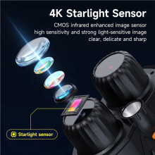 10X Night Vision Binoculars 4K Infrared Digital Goggles 800M Long Range for Photo Video Recording Outdoor Camping